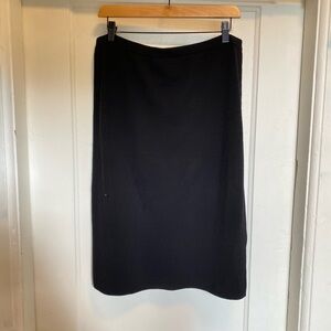 Eileen Fisher Knit Merino side slit skirt